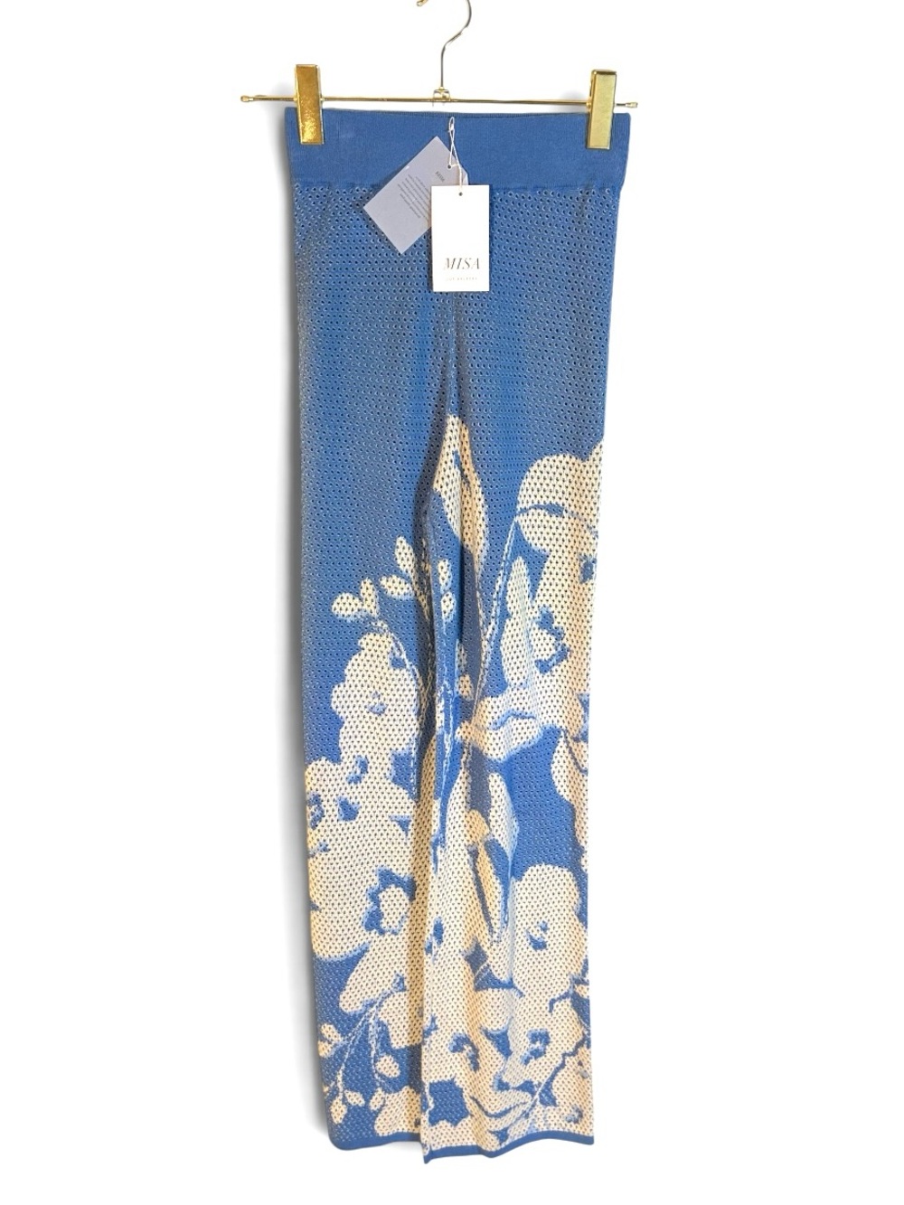 Misa Los Angeles NWT Liam Knit hibiscus Pant in Sz XS - Picture 4 of 7